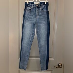 Two-tone blue jean